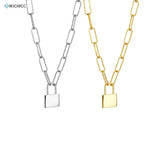 Kikichicc 925 Silver Locker Pendant Horoscope Chain Choker