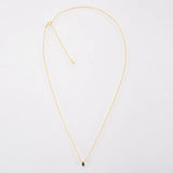 Kikichicc 925 Silver Zircon Pendant Choker Necklace 7 Rainbow Chains