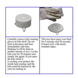 Kiln Shelf & Microwave Kiln Kit Accessories for DIY Jewelry Glass Beads