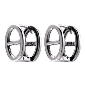 Kinel 925 Sterling Silver Earrings Retro Style Fine Jewelry