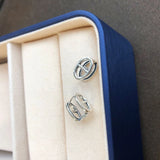 Kinel 925 Sterling Silver Earrings Retro Style Fine Jewelry