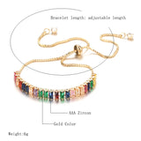 Kinel CZ Telescopic Bracelets Chain Bangles Fasion Jewelry