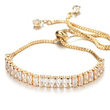 Kinel CZ Telescopic Bracelets Chain Bangles Fasion Jewelry