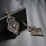 Kinel Vintage Water Drops Stone Earrings For Women