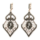 Kinel Vintage Water Drops Stone Earrings For Women