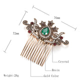 Kinel Retro Crown Hair Comb for Women, Ethnic Bridal Gift