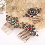 Kinel Retro Crown Hair Comb for Women, Ethnic Bridal Gift