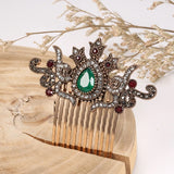 Kinel Retro Crown Hair Comb for Women, Ethnic Bridal Gift
