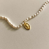 Kinel 925 Sterling Silver Queen Pendant Necklace Artistic Shaped Beads Ins