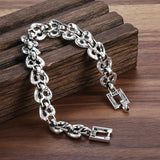 Kinel Boho Crystal Bracelet Antique Tibetan Silver Heart