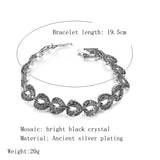 Kinel Boho Charm Crystal Bracelet Vintage Jewelry