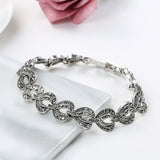 Kinel Boho Charm Crystal Bracelet Vintage Jewelry