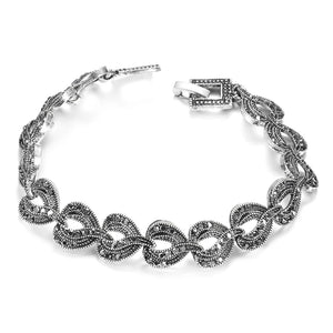 Kinel Boho Charm Crystal Bracelet Vintage Jewelry
