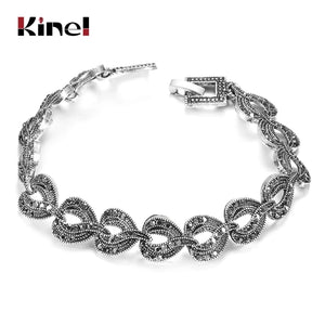 Kinel Boho Charm Crystal Bracelet Vintage Jewelry