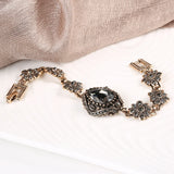 Kinel Vintage Crystal Link Bracelet