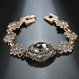 Kinel Vintage Crystal Link Bracelet