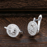 925 Silver Zircon Spinel Stud Earrings Fien Jewelry