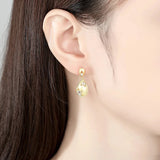 Kinel Hot 18K Jewelry Set Dangle Earrings Necklace For Women
