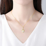 Kinel Hot 18K Jewelry Set Dangle Earrings Necklace For Women