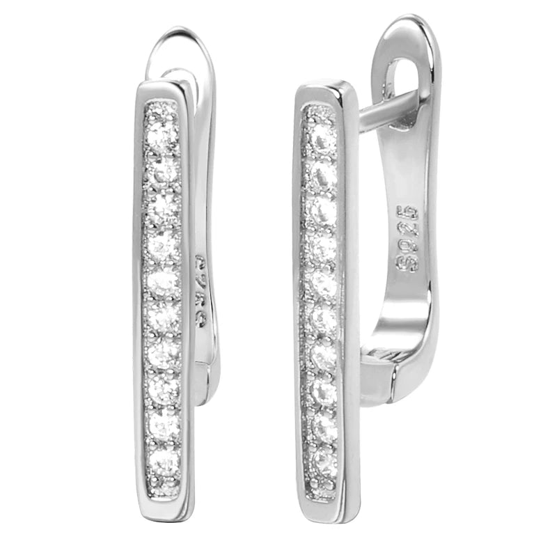 Kinel 14K Zircon Stud Earrings Fine Jewelry