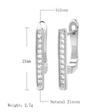 Kinel 14K Zircon Stud Earrings Fine Jewelry