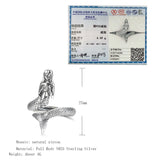 925 Silver Mermaid Family Finger Rings Silver Jewelry