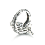 925 Silver Mermaid Family Finger Rings Silver Jewelry
