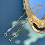 Kinel 18K Plated Baroque Pearl Choker Necklace