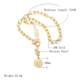 Kinel Baroque Pearl Choker Necklace Women's Jewelry Gift