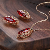 Kinel 585 Rose Ethnic Bride Earrings Vintage Jewelry