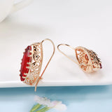 Kinel 585 Rose Ethnic Bride Earrings Vintage Jewelry