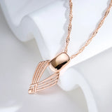 Kinel Glossy Pendant Necklace 585 Rose Ethnic Fine Jewelry