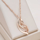 Kinel Rose Pendant Necklace 585 Metal Ethnic Jewelry