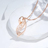 Kinel Rose Pendant Necklace 585 Metal Ethnic Jewelry