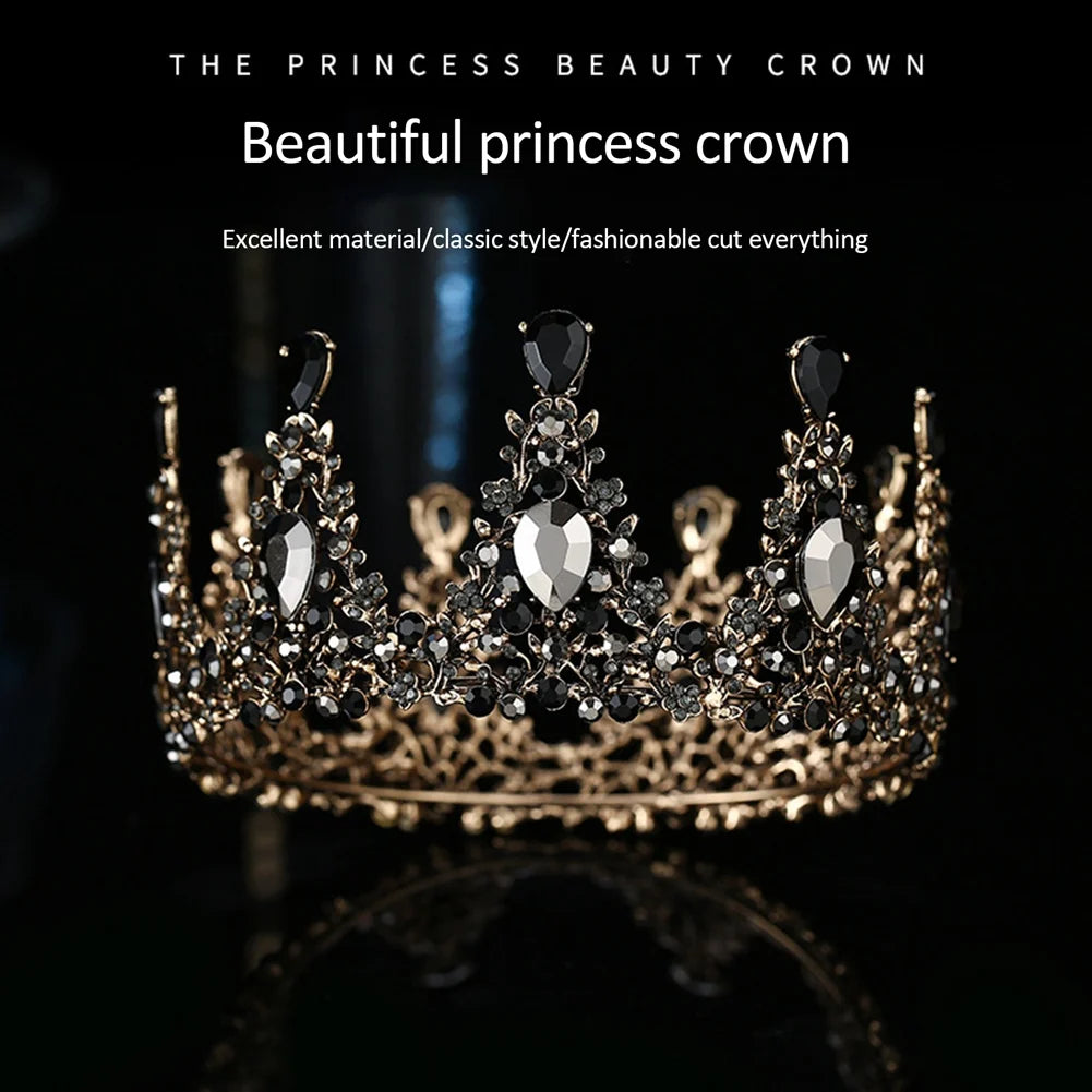 Vintage Rhinestone Crystal Crowns for Theater Balls