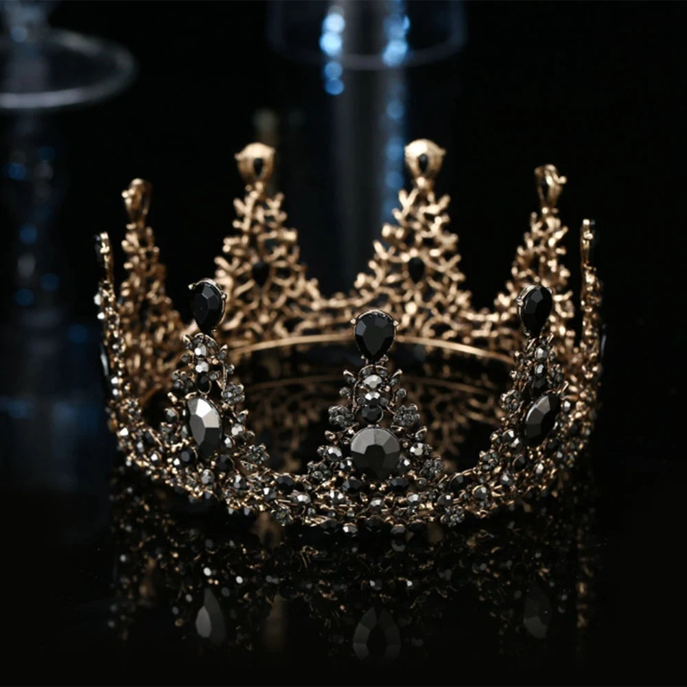 Vintage Rhinestone Crystal Crowns for Theater Balls