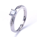 King Queen Couple Rings Tibetan Silver Wedding Band Rings Set for Women Men