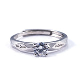 King Queen Couple Rings Tibetan Silver Wedding Band Rings Set for Women Men