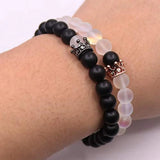King&Queen Crown Distance Couple Bracelets His and Her Friendship