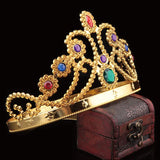 Adjustable King Queen Crown Birthday Cosplay Headdress