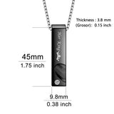 King Queen Heart Pendant Couple Necklace Men Women Gift Jewelry
