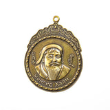 Mongolian Elemental Jewelry Pure Copper Genghis Khan Pendant