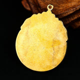 Mongolian Elemental Jewelry Pure Copper Genghis Khan Pendant