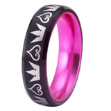 Kingdom Hearts Tungsten Carbide Ring Anniversary Gift