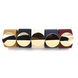 Kirykle Charm Leather Bracelets Punk Style Wide Cuff