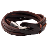 Vintage Multilayer Wrap Leather Charm Bracelet