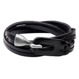 Vintage Multilayer Wrap Leather Charm Bracelet