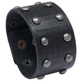 Multilayer Rivet Bracelets Punk Leather Women Wristband Bangle