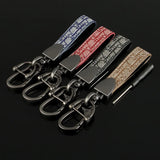 Kirykle Metal Leather Car Keychain Women's Phone Lanyard Bag Accessory Gift