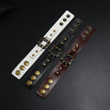 Retro Cow Leather Bracelet for Men Women Punk Rock Accessories